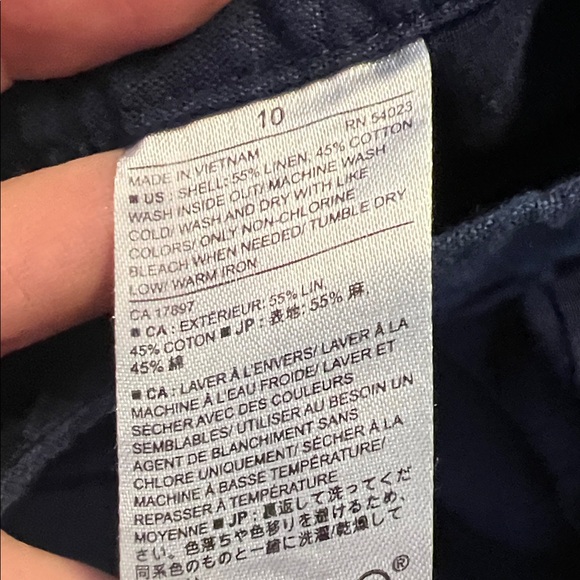 Banana Republic Women's Navy Trousers - Picture 3 of 4